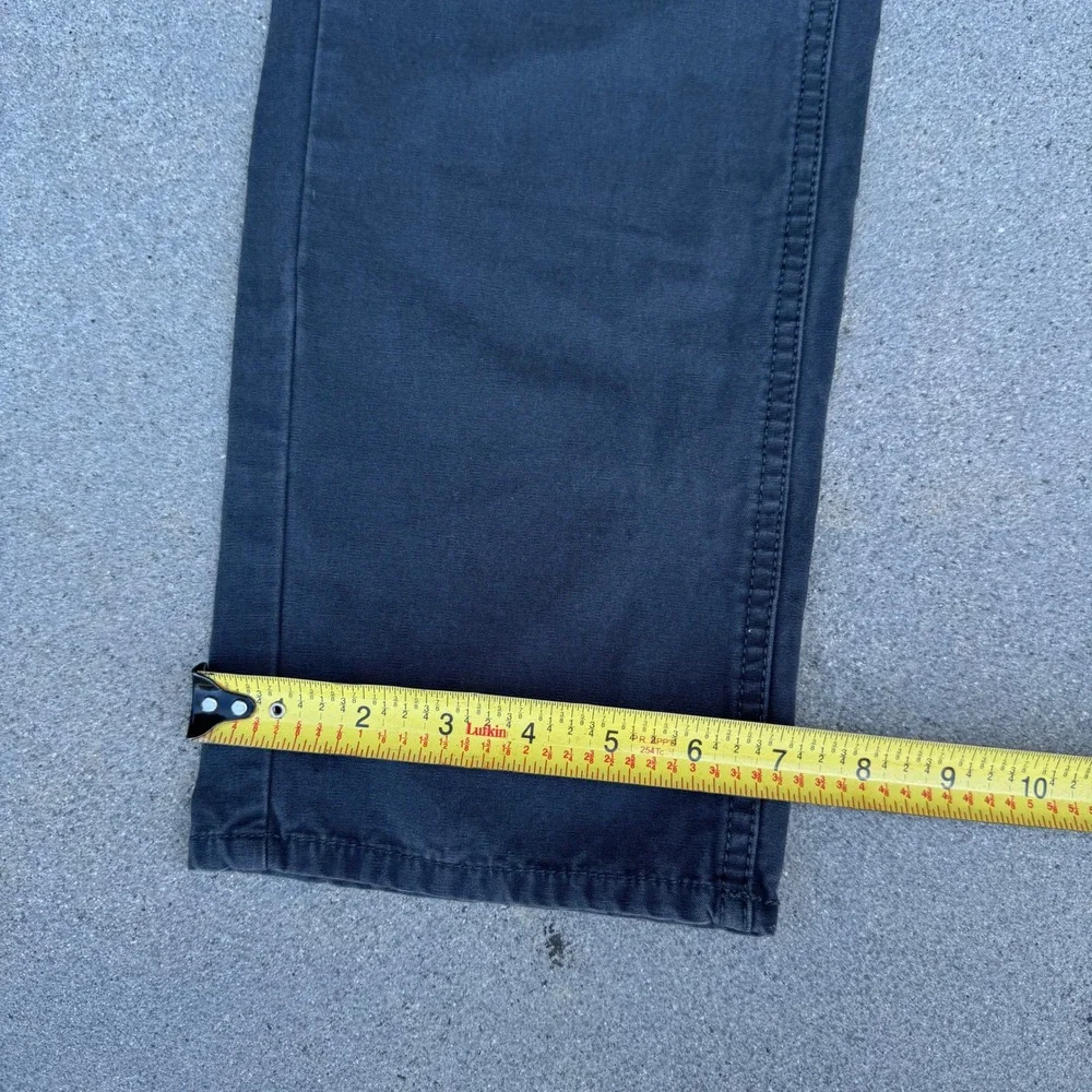 Vans V46 Tapered Chino Pants Mens 34 Charcoal Gray Skate Trousers